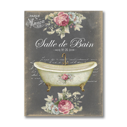 Poster bagno vintage