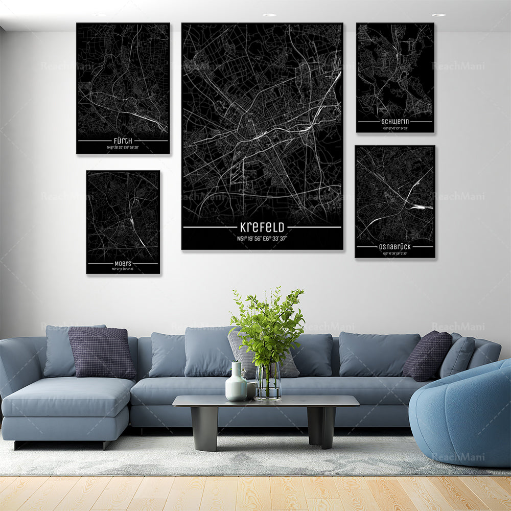 Quadro mappa