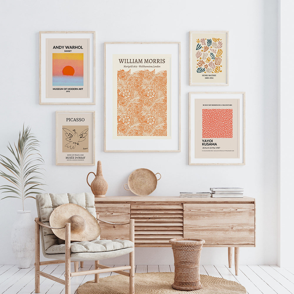 Poster astratto fiori