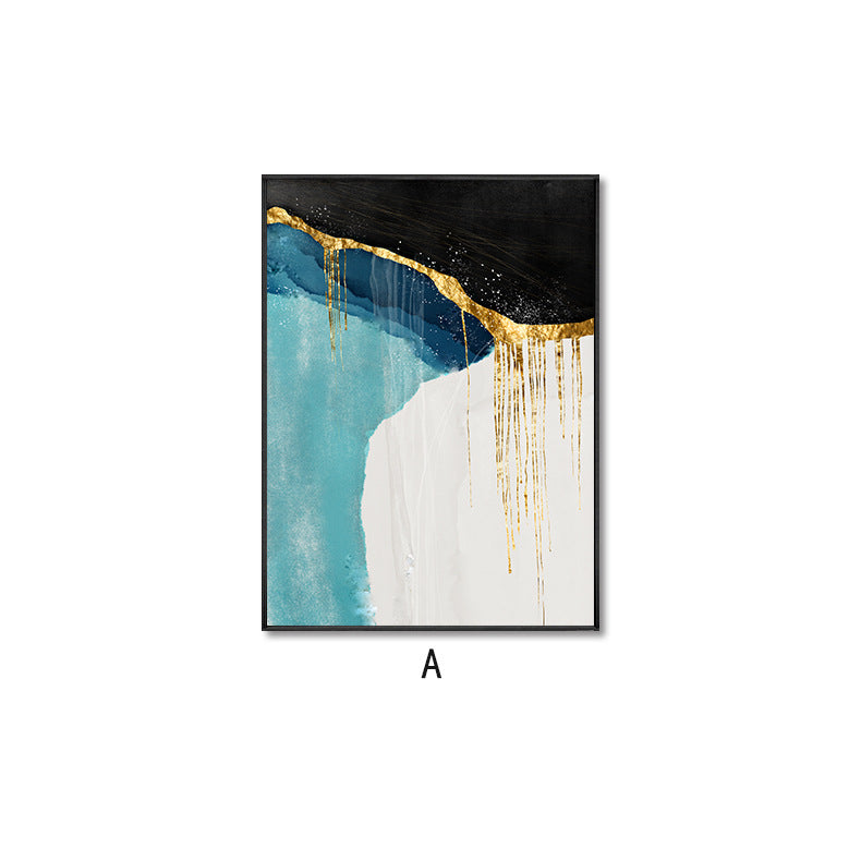 Quadro astratto dorato