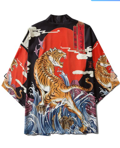 Kimono Tigre Ukiyo-e