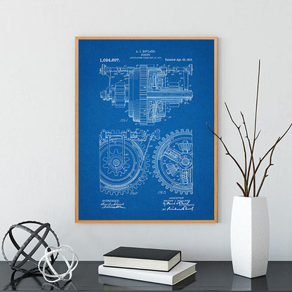 Quadro ingranaggi industriale