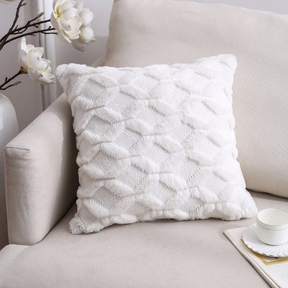 Copricuscino Peluche Bifronte
