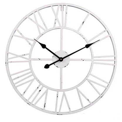 Orologio da parete Elementi trapezoidali legno
