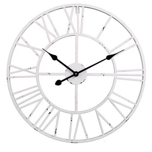 Orologio da parete Elementi trapezoidali legno