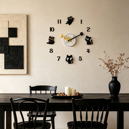 Orologio da parete Gatti silhouette