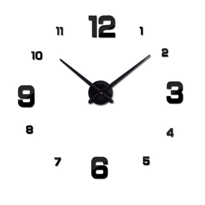 Orologio da parete Numeri neon rosa
