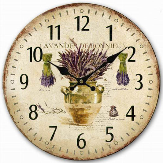 Orologio da parete Rose vintage shabby chic