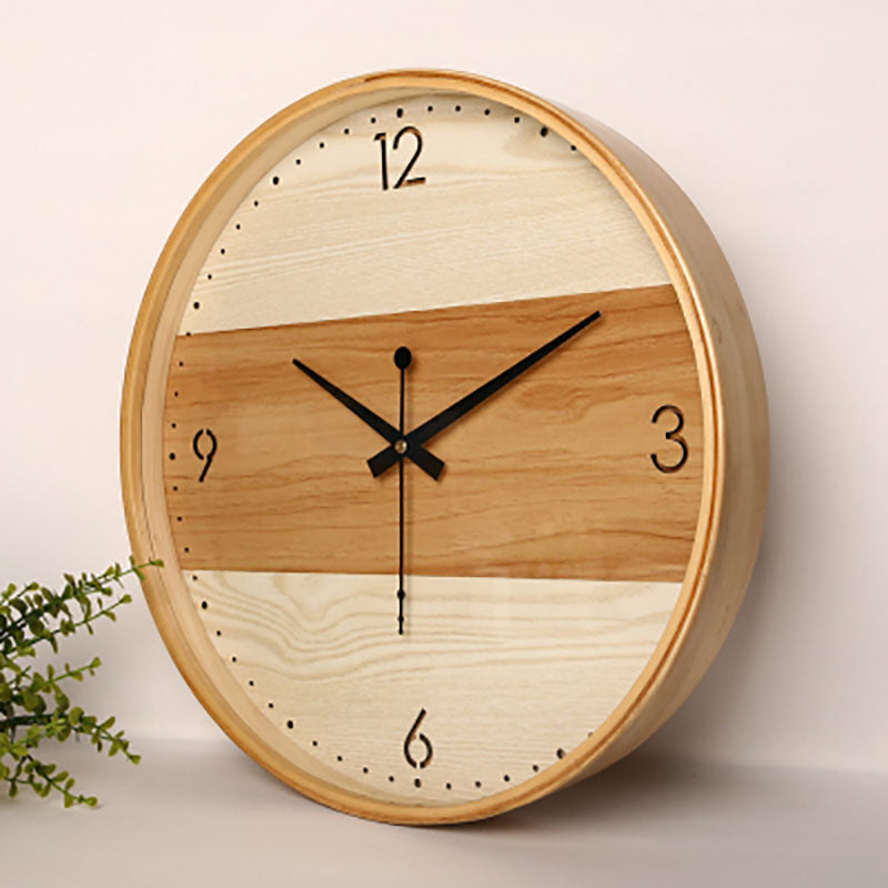 Orologio da parete Fascie legno