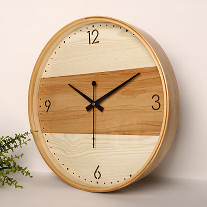 Orologio da parete Fascie legno