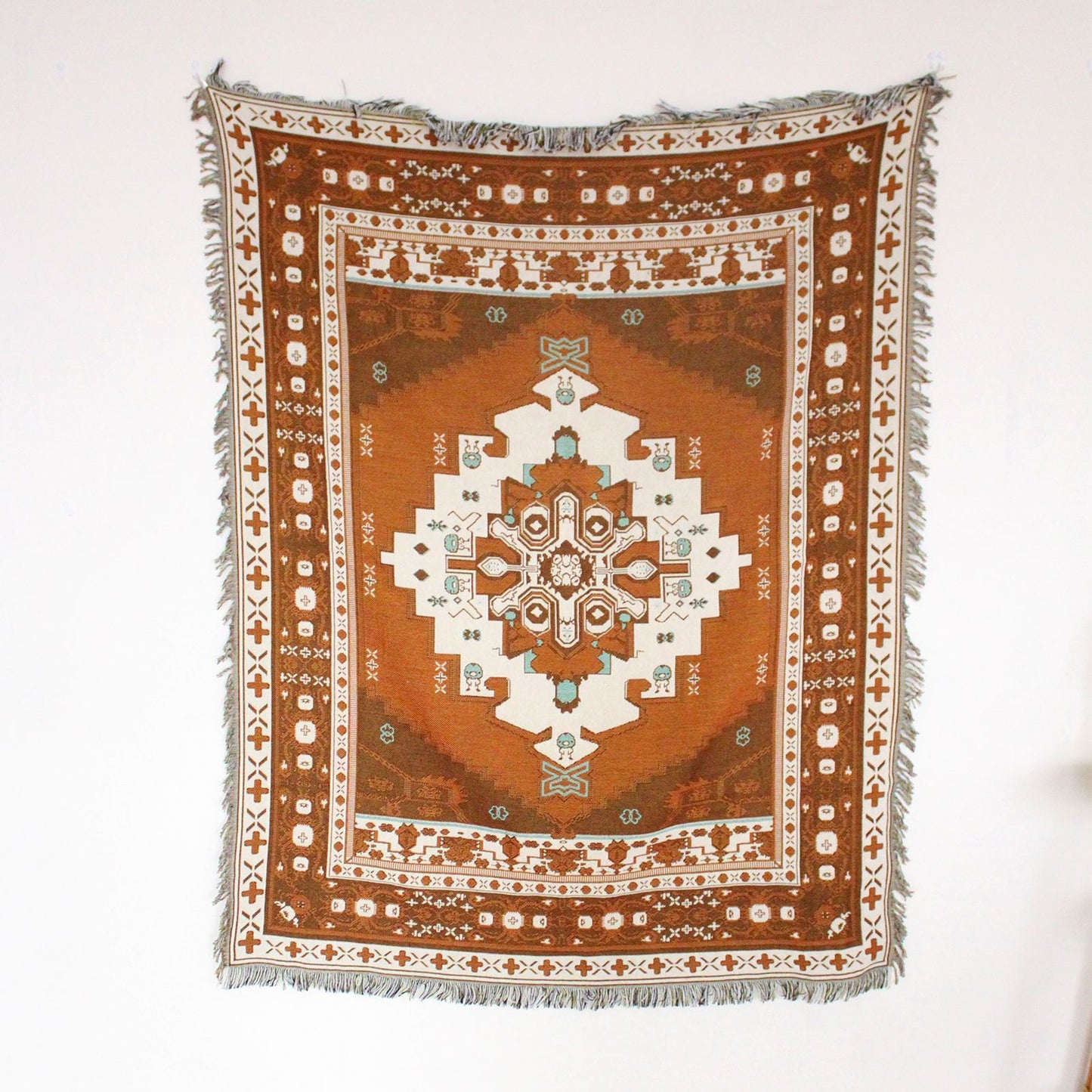 Coperta bohemian con nappine