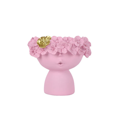 Ornamento resina in stile nordico