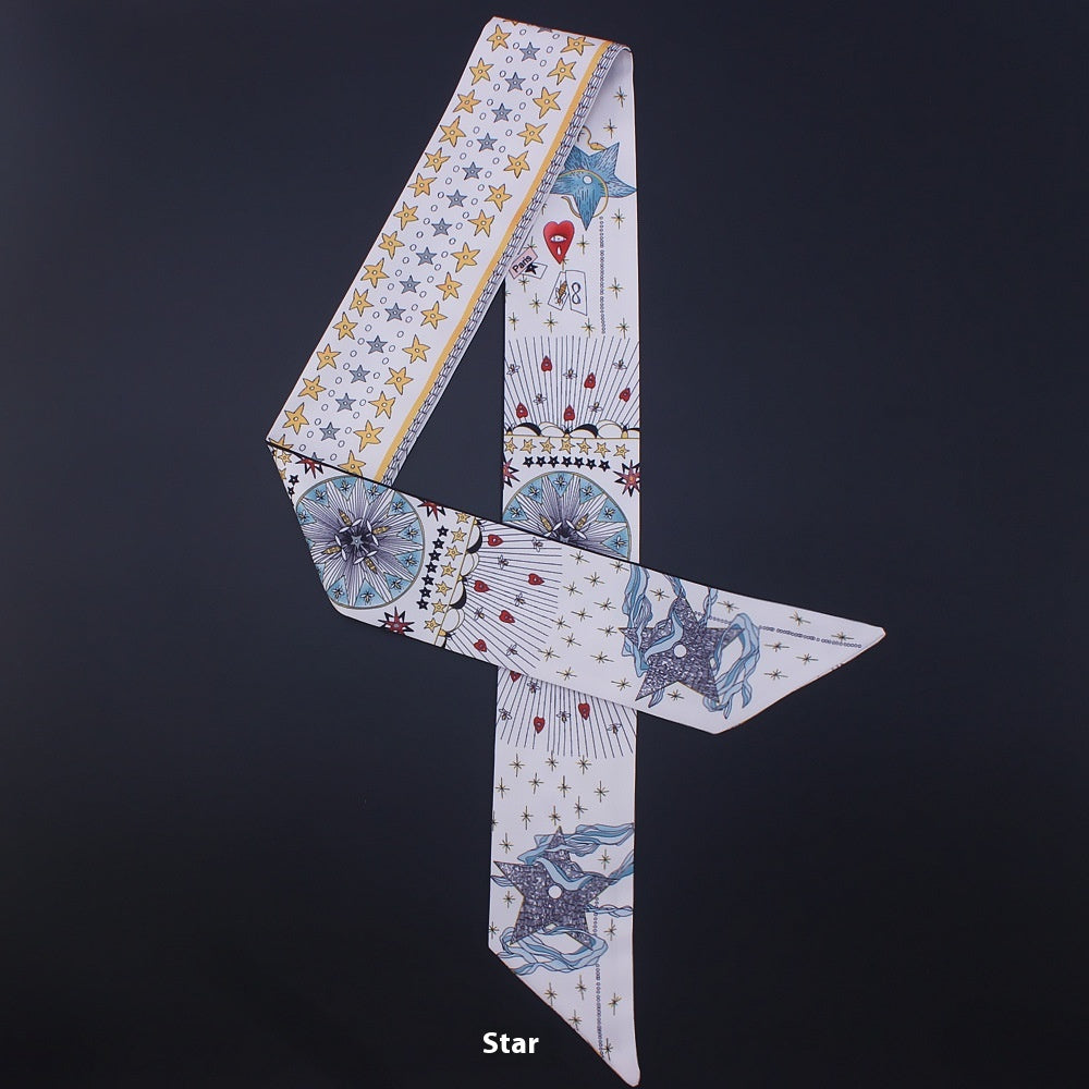 Foulard seta tarocchi