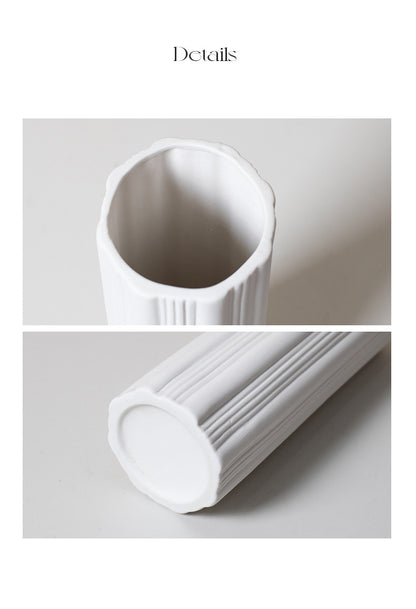 Vaso ceramica a righe
