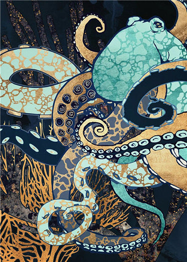 Quadro polpo marino