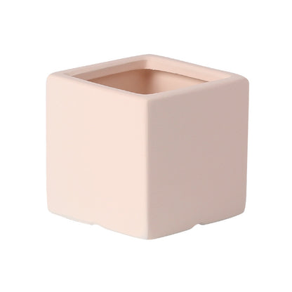 Vaso in cemento quadrato