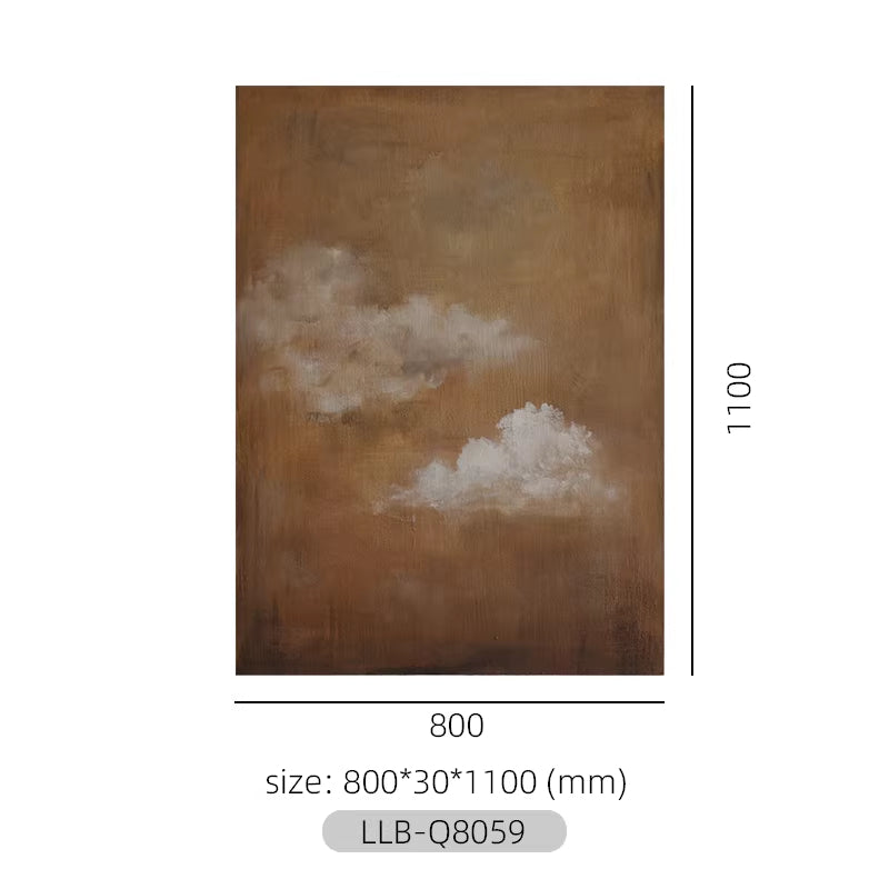 Quadro wabi-sabi dipinto a mano