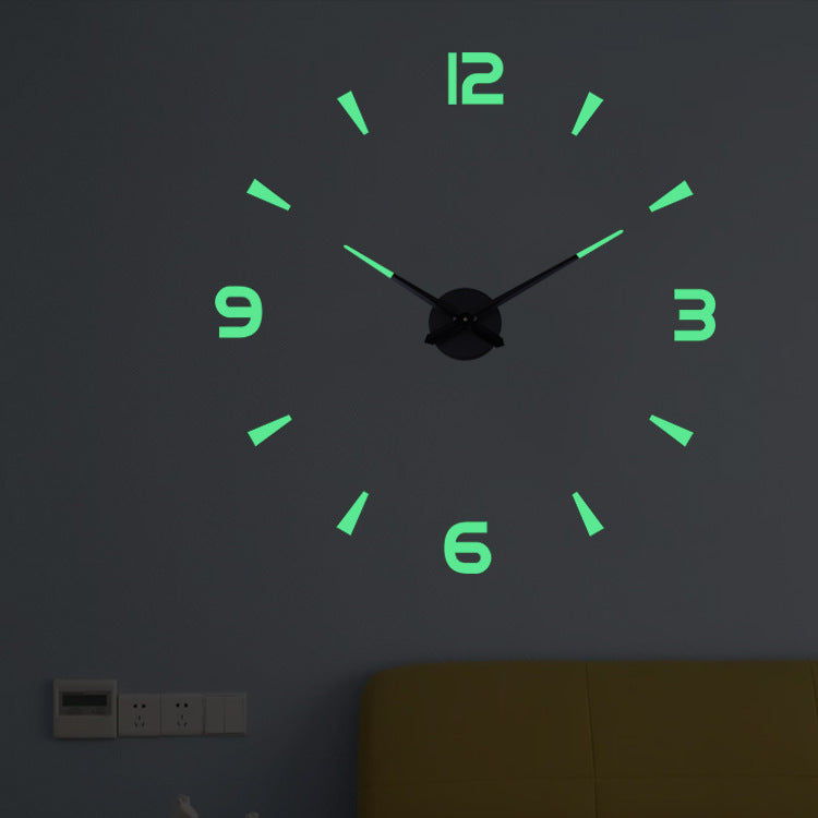 Orologio da parete Numeri romani neon