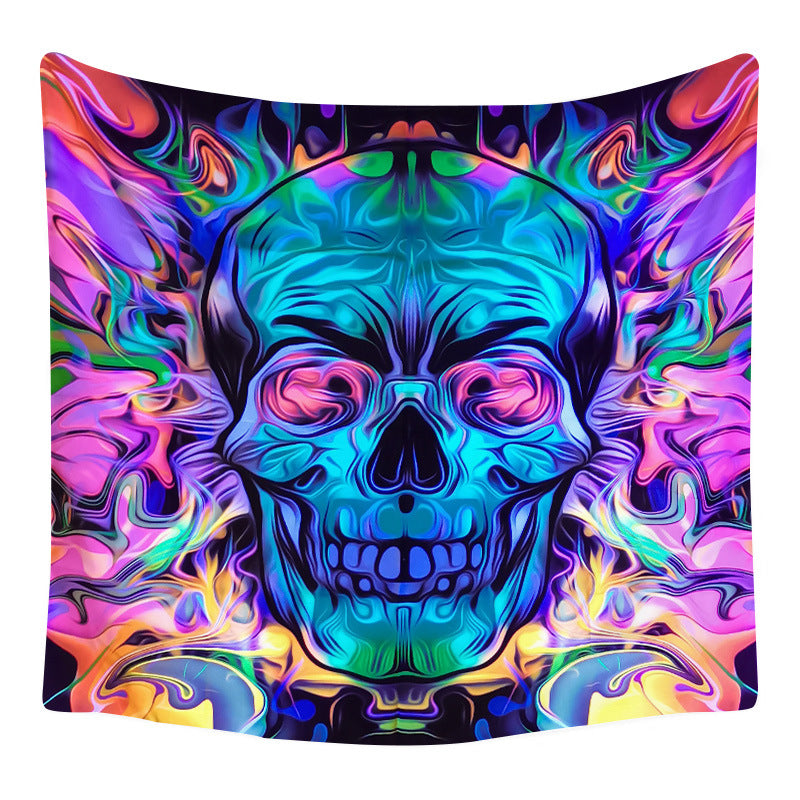 Arazzo mandala fluorescente
