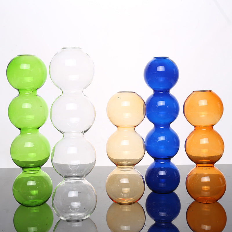 Vaso sferico in vetro