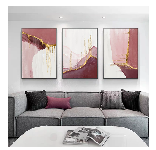 Quadro astratto dorato