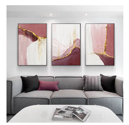 Quadro astratto dorato