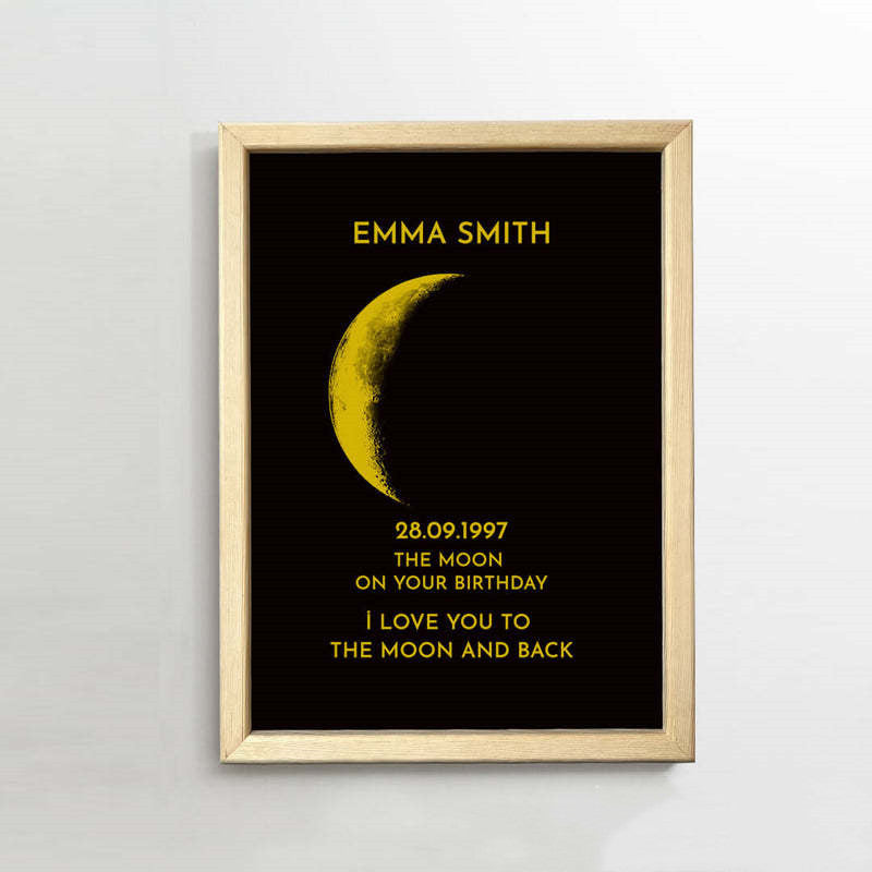 Quadro fasi lunari coppia