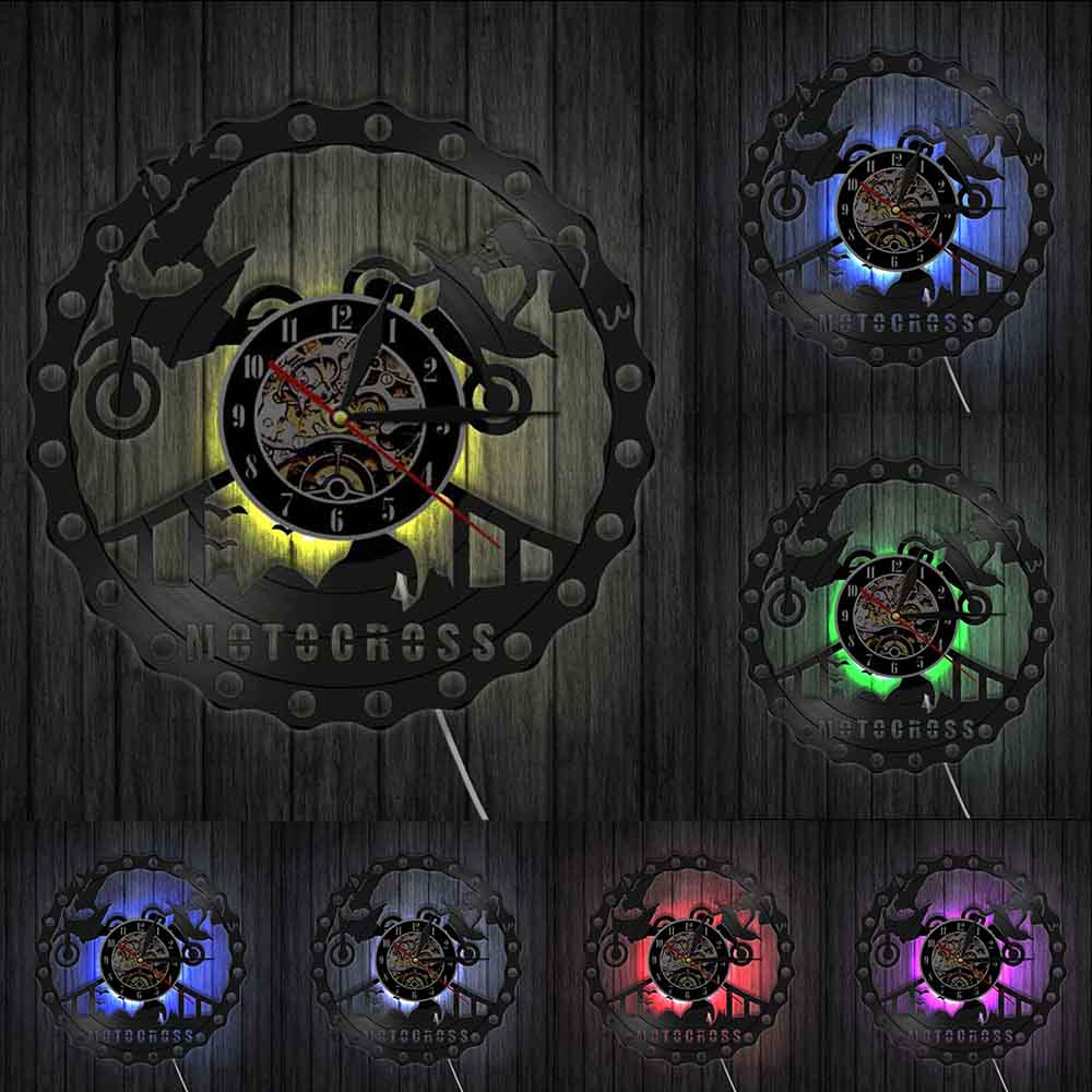 Orologio da parete Ingranaggi steampunk led