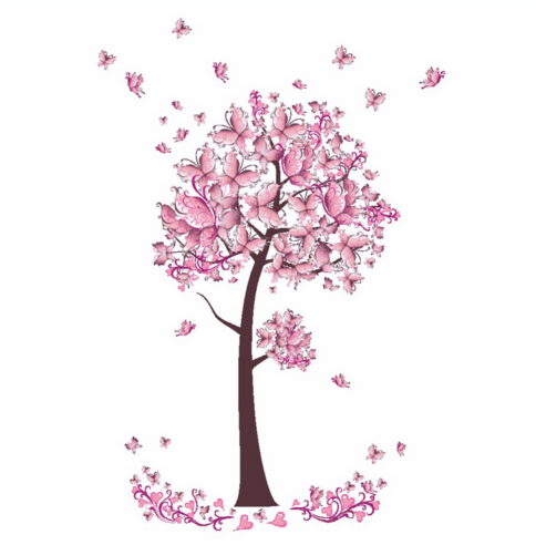 Adesivo murale albero