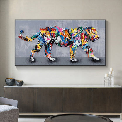 Quadro Tigre Street Art