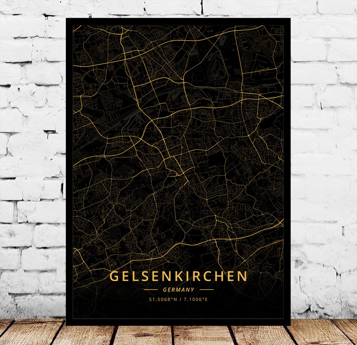 Poster Mappa di Essen