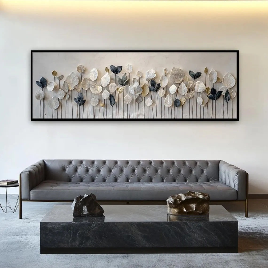 Quadro Foglie minimalista