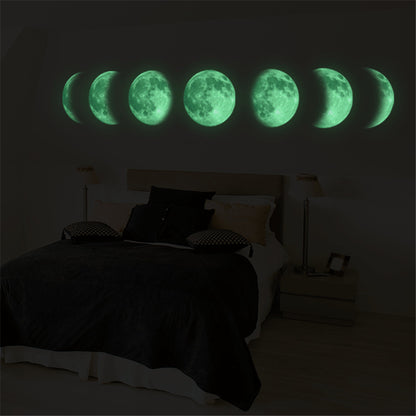 Adesivo murale Luna Fosforescente