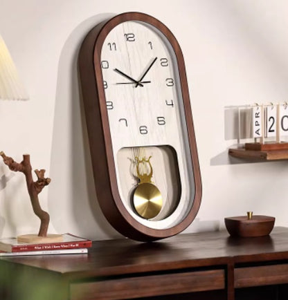 Orologio da parete Retrò pendolo ovale