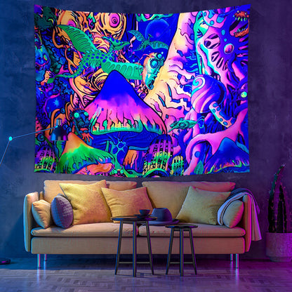 Ornamento mandala fluo