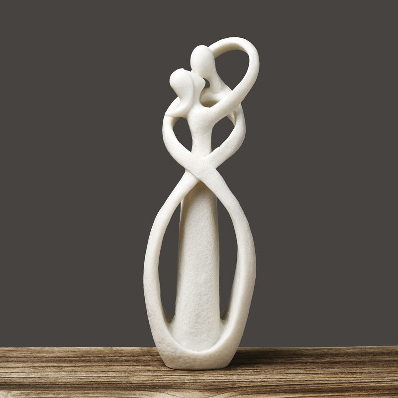 Ornamento resina astratto