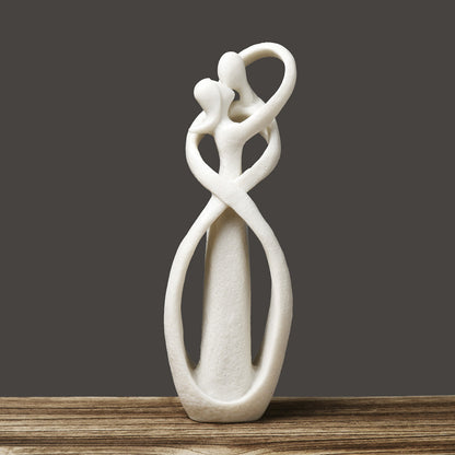 Ornamento resina astratto
