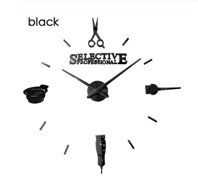 Orologio da parete Decal strumenti barbiere