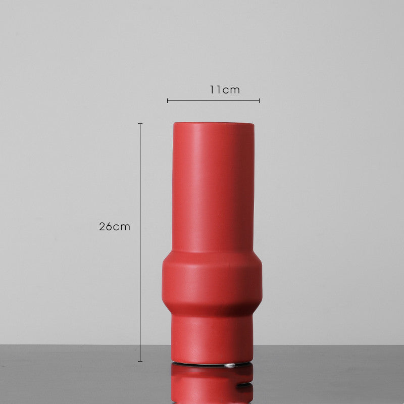 Vaso ceramica colori Morandi