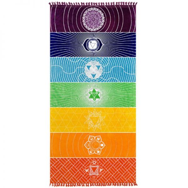 Coperta mandala cotone