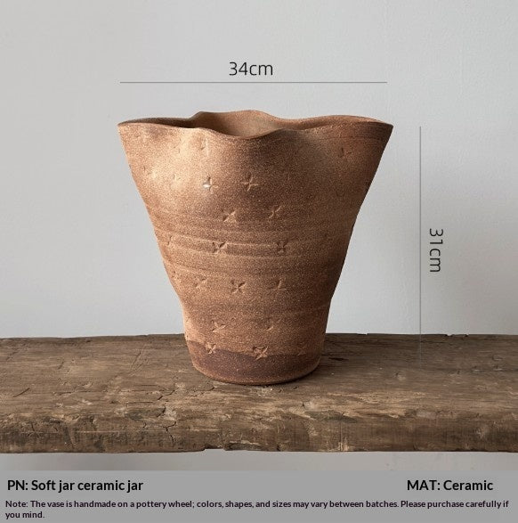 Vaso wabi-sabi nero