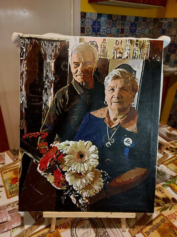 Quadro olio personalizzato