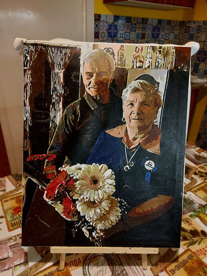 Quadro olio personalizzato