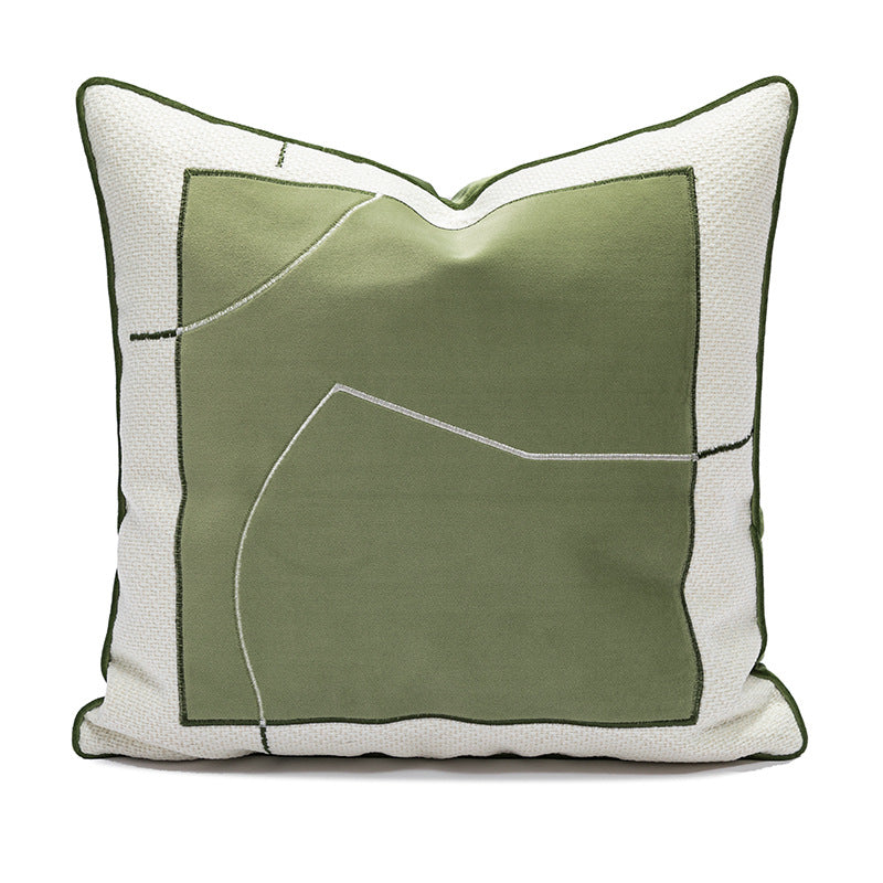 Cuscino verde vintage