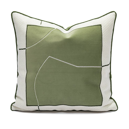 Cuscino verde vintage