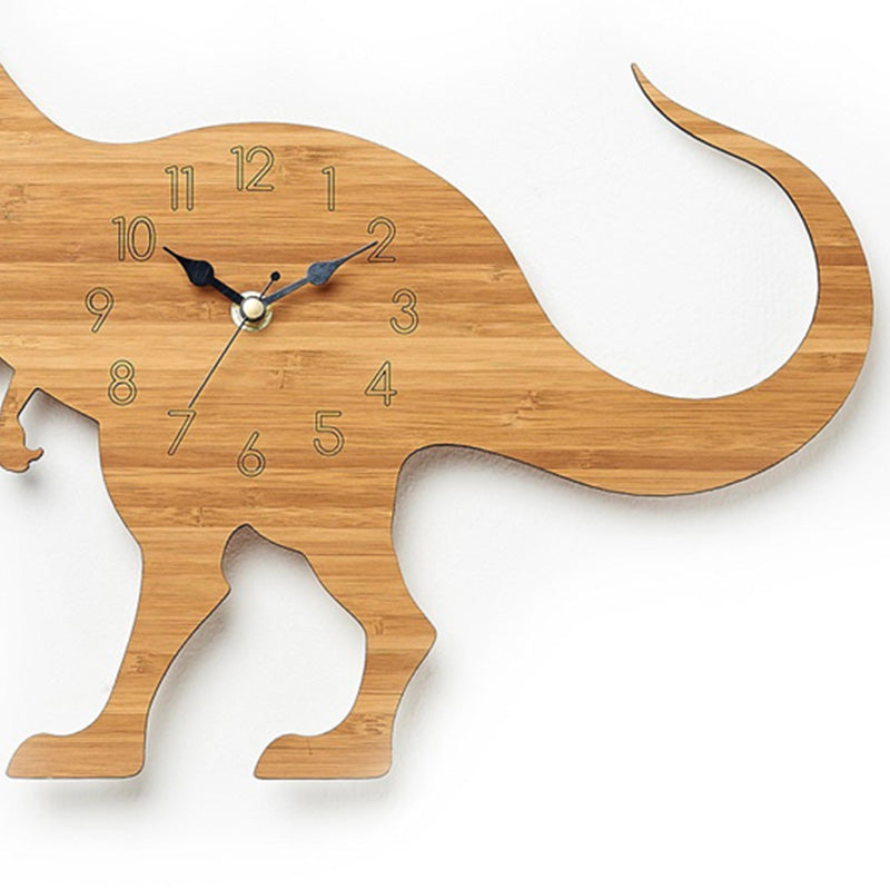 Orologio da parete Dinosauro legno