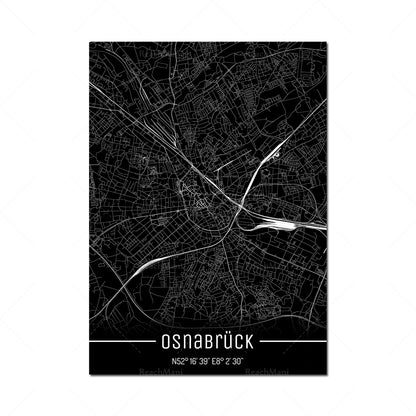 Quadro mappa del mondo