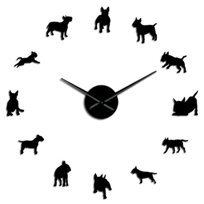 Orologio da parete Cani dorati