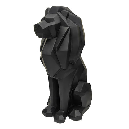 Statuetta Leone Geometrico