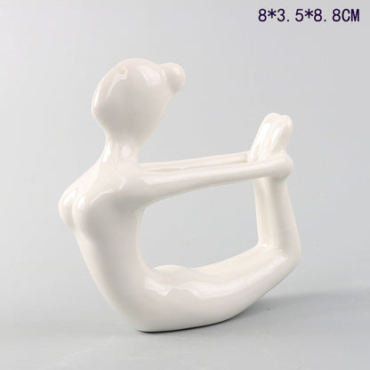 Scultura ragazza yoga